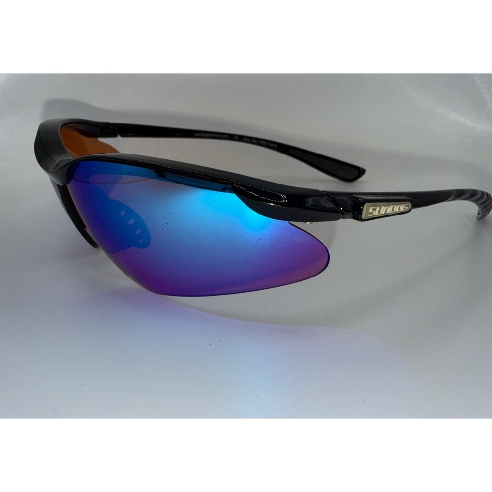 Sundog F3- Stinger  Black Frame  Mirror Lens Ultraflex TR90 Frame Sunglasses